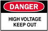 Danger High Voltage