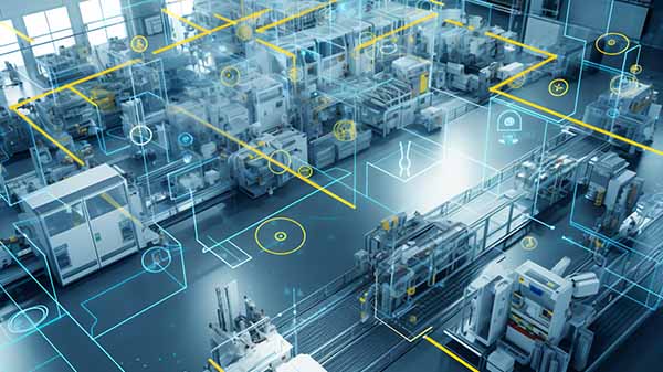 An RFID system demonstrating how devices across a manufacturing plant can stay connected.